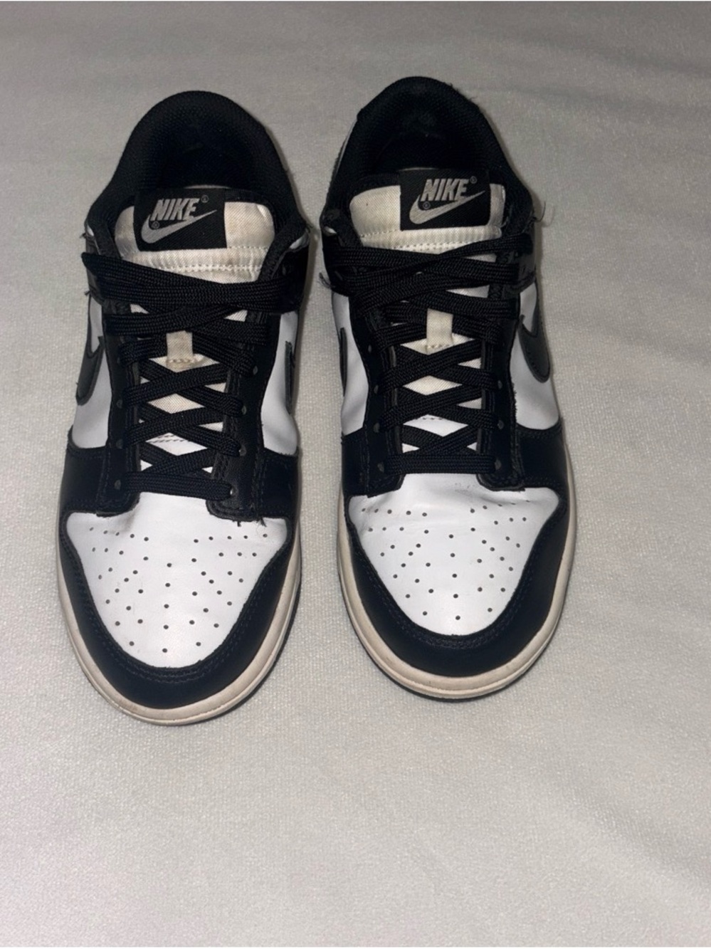 Nike Black and White Low-Top Athletic Sneakers